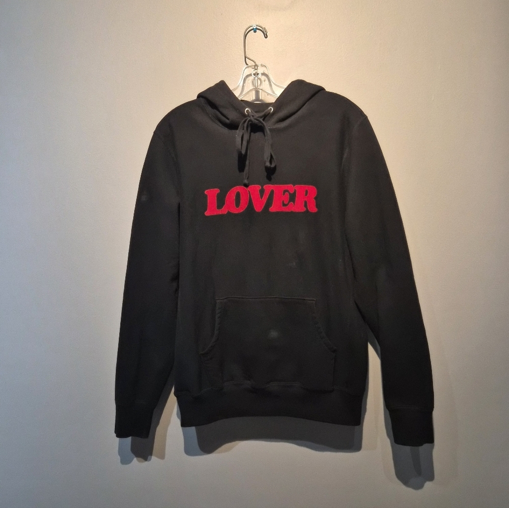 Bianca Chandon LOVER Black Hooded Sweater | Size Medium